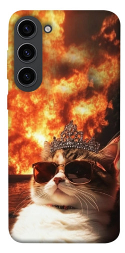 Чехол itsPrint Cat explosion для Samsung Galaxy S23