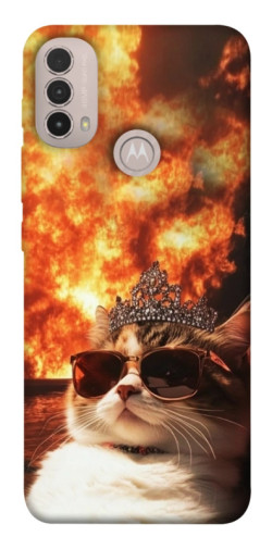 Чехол itsPrint Cat explosion для Motorola Moto E40