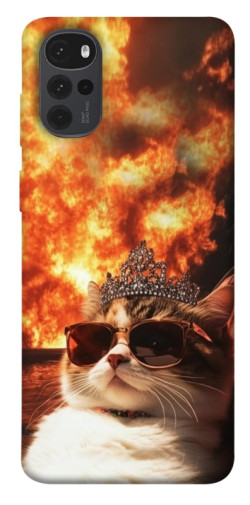 Чехол itsPrint Cat explosion для Motorola Moto G22