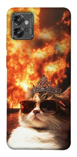 Чехол itsPrint Cat explosion для Motorola Moto G32