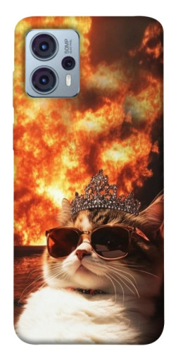 Чехол itsPrint Cat explosion для Motorola Moto G23