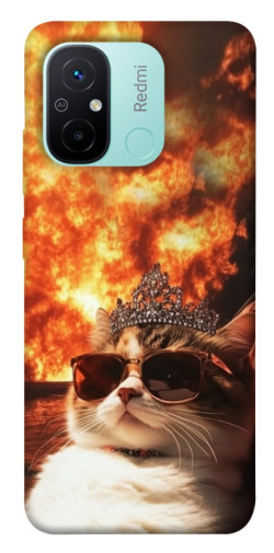 Чехол itsPrint Cat explosion для Xiaomi Redmi 12C