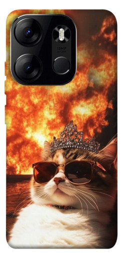 Чехол itsPrint Cat explosion для Tecno Spark Go 2023