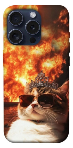 Чехол itsPrint Cat explosion для Apple iPhone 15 Pro (6.1")