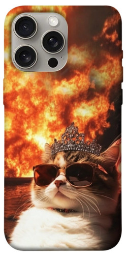 Чехол itsPrint Cat explosion для Apple iPhone 15 Pro Max (6.7")