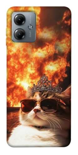 Чехол itsPrint Cat explosion для Motorola Moto G14