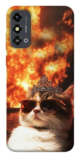 Чехол itsPrint Cat explosion для ZTE Blade A53