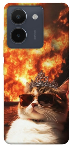 Чехол itsPrint Cat explosion для Vivo Y36