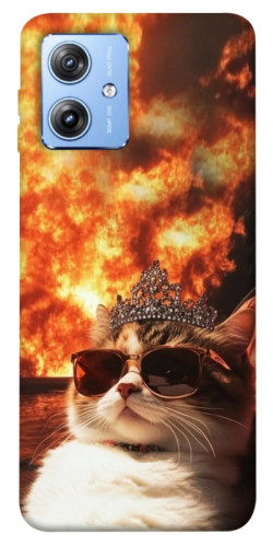 Чехол itsPrint Cat explosion для Motorola Moto G84