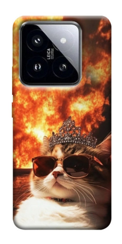Чехол itsPrint Cat explosion для Xiaomi 14 Pro