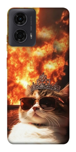 Чехол itsPrint Cat explosion для Motorola Moto G24