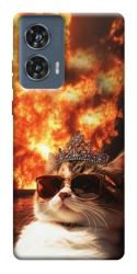 Чехол itsPrint Cat explosion для Motorola Edge 50 Fusion
