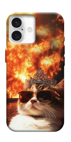 Чехол itsPrint Cat explosion для Apple iPhone 16 (6.1")