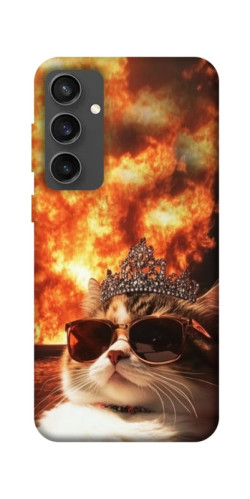 Чехол itsPrint Cat explosion для Samsung Galaxy S24 FE