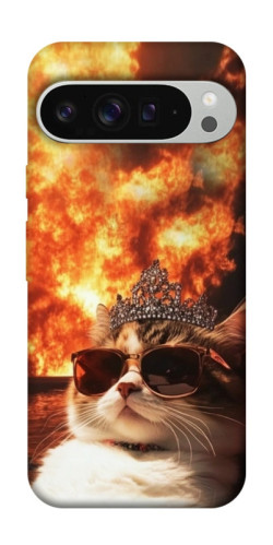 Чехол itsPrint Cat explosion для Google Pixel 9 Pro XL