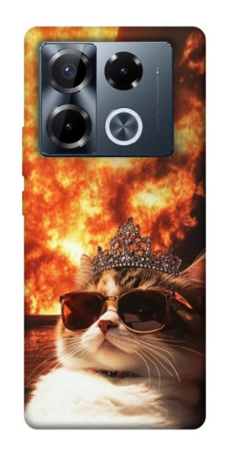 Чехол itsPrint Cat explosion для Infinix Note 40 Pro 4G
