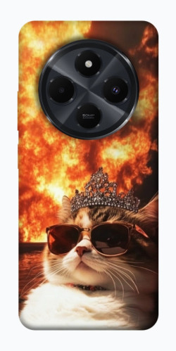 Чехол itsPrint Cat explosion для Xiaomi Redmi 14C / Poco C75