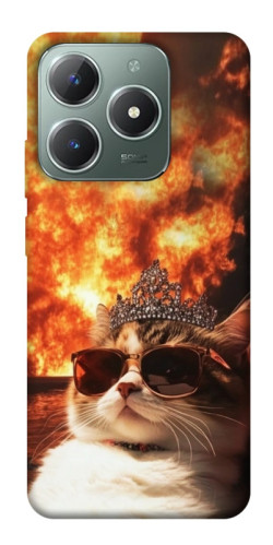 Чехол itsPrint Cat explosion для Realme C61 4G