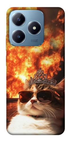 Чехол itsPrint Cat explosion для Realme C63 4G