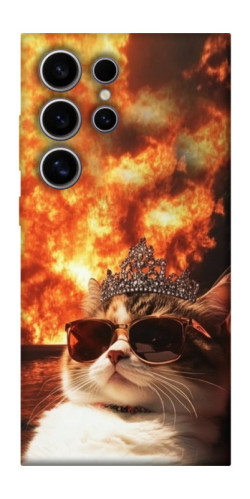Чехол itsPrint Cat explosion для Samsung Galaxy S25 Ultra