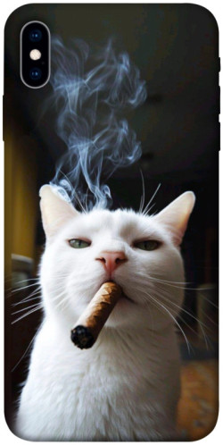 Чехол itsPrint Cat cigar для Apple iPhone X (5.8")