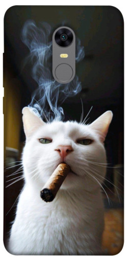 Чехол itsPrint Cat cigar для Xiaomi Redmi 5 Plus / Redmi Note 5 (Single Camera)