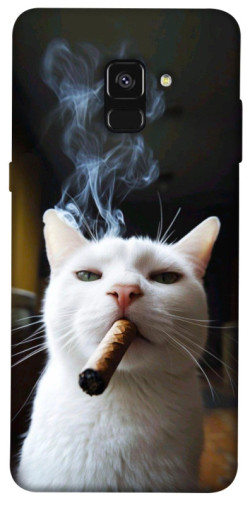 Чохол itsPrint Cat cigar для Samsung A530 Galaxy A8 (2018)
