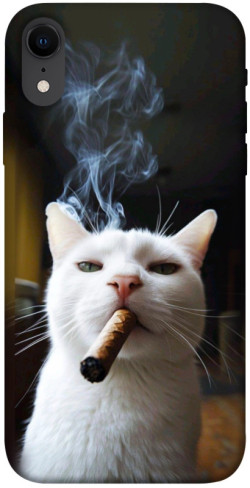 Чехол itsPrint Cat cigar для Apple iPhone XR (6.1")