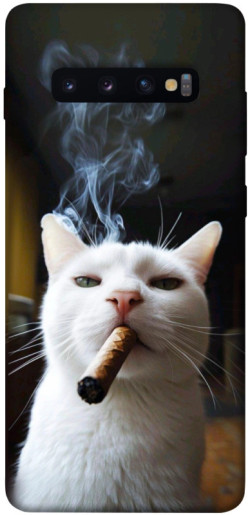 Чехол itsPrint Cat cigar для Samsung Galaxy S10+