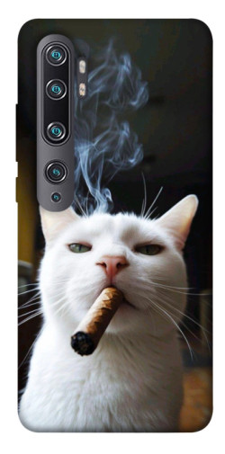 Чехол itsPrint Cat cigar для Xiaomi Mi Note 10 / Note 10 Pro / Mi CC9 Pro