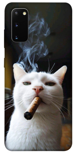 Чехол itsPrint Cat cigar для Samsung Galaxy S20