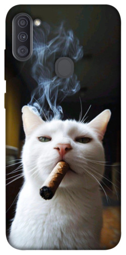 Чехол itsPrint Cat cigar для Samsung Galaxy A11