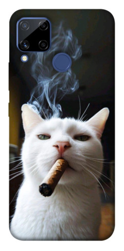 Чехол itsPrint Cat cigar для Realme C15