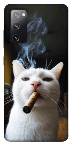 Чехол itsPrint Cat cigar для Samsung Galaxy S20 FE