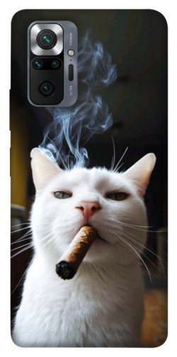 Чехол itsPrint Cat cigar для Xiaomi Redmi Note 10 Pro