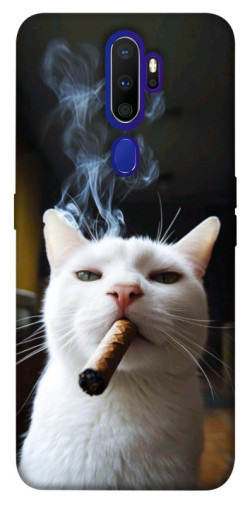 Чохол itsPrint Cat cigar для Oppo A5 (2020) / Oppo A9 (2020)