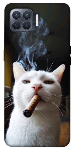 Чехол itsPrint Cat cigar для Oppo Reno 4 Lite