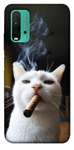 Чехол itsPrint Cat cigar для Xiaomi Redmi Note 9 4G / Redmi 9 Power / Redmi 9T