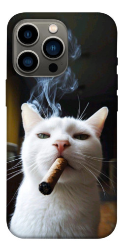 Чехол itsPrint Cat cigar для Apple iPhone 13 Pro (6.1")