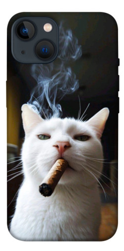 Чехол itsPrint Cat cigar для Apple iPhone 13 (6.1")