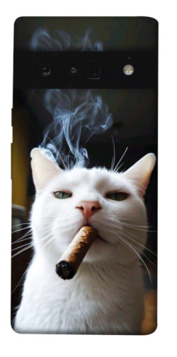 Чохол itsPrint Cat cigar для Google Pixel 6 Pro