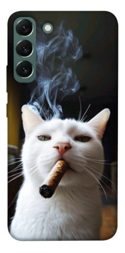 Чехол itsPrint Cat cigar для Samsung Galaxy S22+