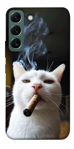 Чохол itsPrint Cat cigar для Samsung Galaxy S22