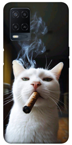 Чехол itsPrint Cat cigar для Oppo A16s / A16