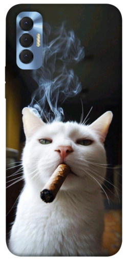 Чехол itsPrint Cat cigar для TECNO Spark 8P