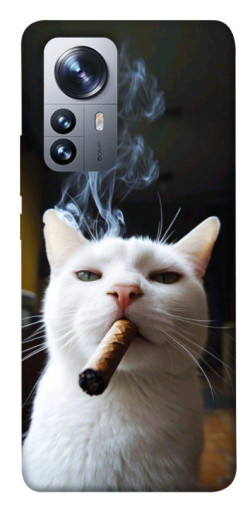 Чехол itsPrint Cat cigar для Xiaomi 12 / 12X