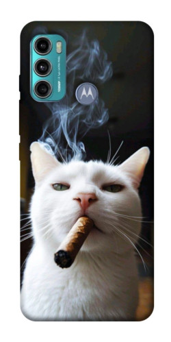 Чехол itsPrint Cat cigar для Motorola Moto G60