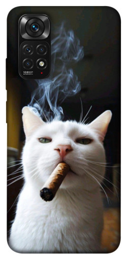 Чохол itsPrint Cat cigar для Xiaomi Redmi Note 11 (Global) / Note 11S