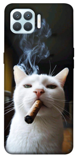 Чохол itsPrint Cat cigar для Oppo F17 Pro