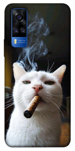Чехол itsPrint Cat cigar для Vivo Y51a